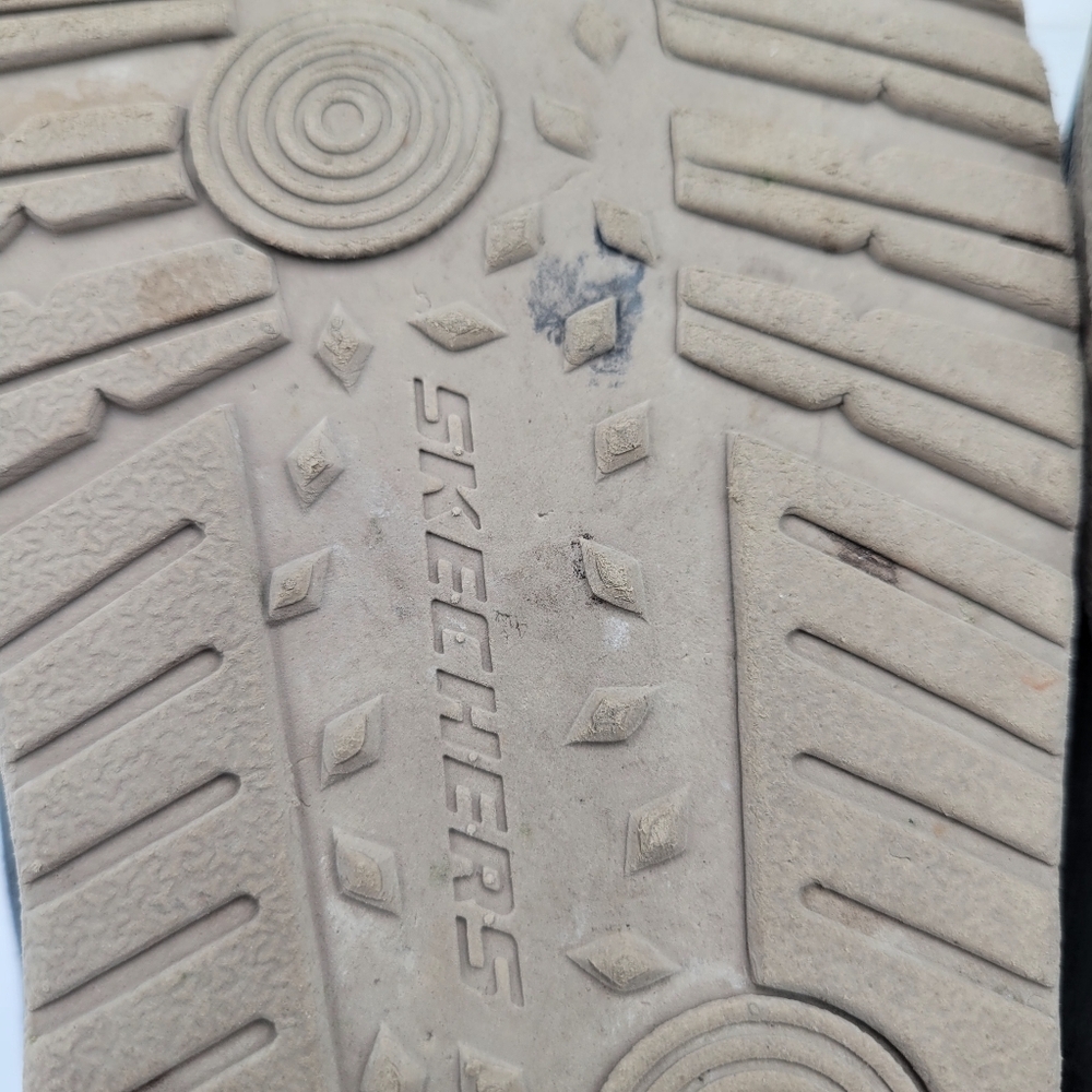 Sketchers Air Cooled Gogamat Arch Denim/Brown Spot on front Sneaker Size 10 - Picture 7 of 12
